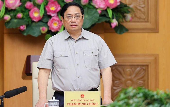 Thủ tướng Chính phủ Phạm Minh Chính kết luận cuộc họp chỉ đạo khẩn cấp ứng phó bão số 4.