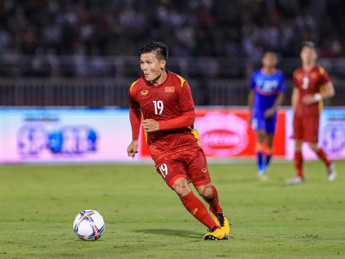 Quang Hải chơi tròn vai trong trận ĐT Việt Nam thắng Ấn Độ 3-0.Ảnh: Thanh Nhã