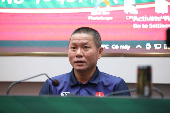 HLV Chu Đình Nghiêm khẳng định Hải Phòng không đặt mục tiêu đua ngôi vô địch