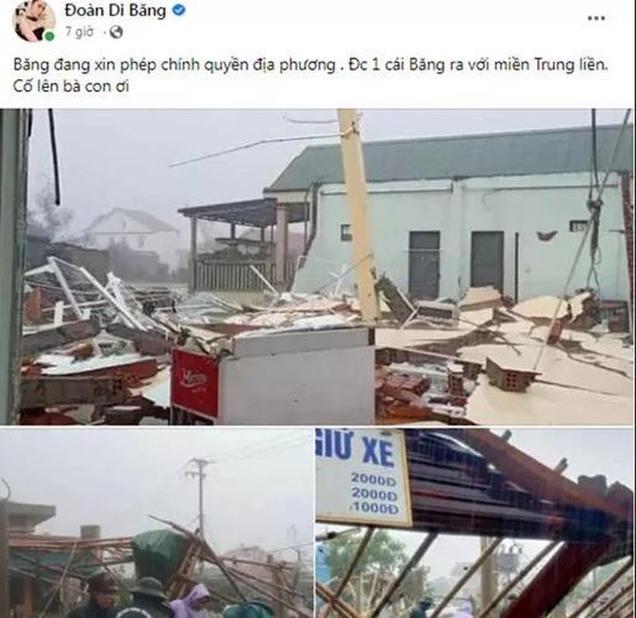 Theo dự kiến, đoàn của Đoàn Di Băng có mặt tại xã Vĩnh Ô, huyện Vĩnh Linh, tỉnh Quảng Trị. Và để tránh bị săm soi, trước đó người trong cuộc tiết lộ họ tự bỏ tiền túi ra làm việc thiện, không kêu gọi giúp đỡ từ bất cứ cá nhân hay tổ chức nào.