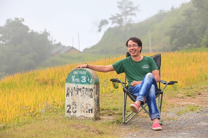 Anh Ngọc trong chuyến đi A Pa Chải năm 2018