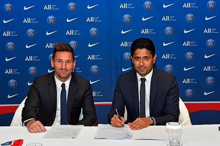 Messi đã ký hợp đồng thời hạn hai năm trị giá 35 triệu bảng một mùa với PSG