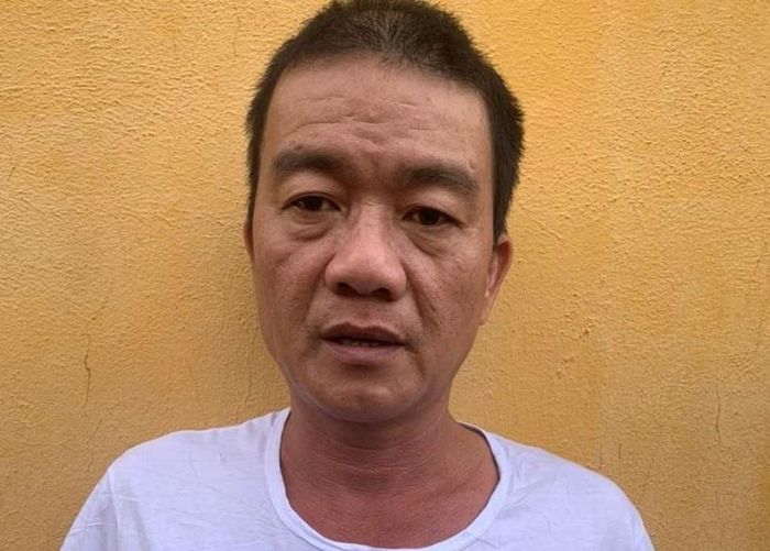 Đối tượng Lê Văn Thanh vừa bị bắt giữ. (Ảnh:CA)
