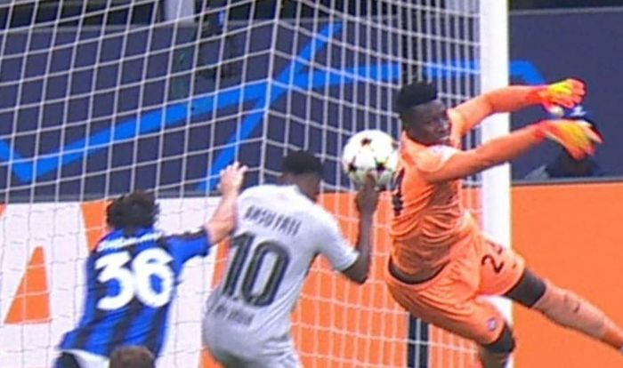 Ngay cả khi Onana mắc lỗi, Inter vẫn không phải nhận bàn thua.
