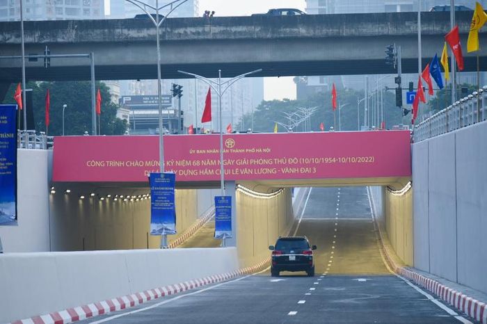 Công trình hầm chui trước giờ thông xe kỹ thuật