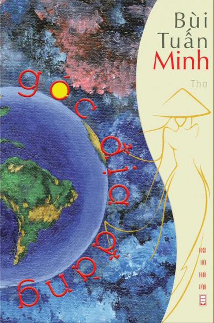 Bìa tập thơ “Góc địa đàng” của Bùi Tuấn Minh.