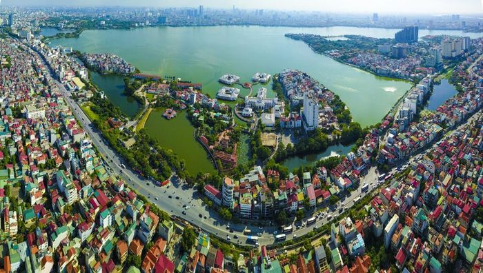 Panorama "lá phổi xanh" Hồ Tây của Vũ Minh Đức