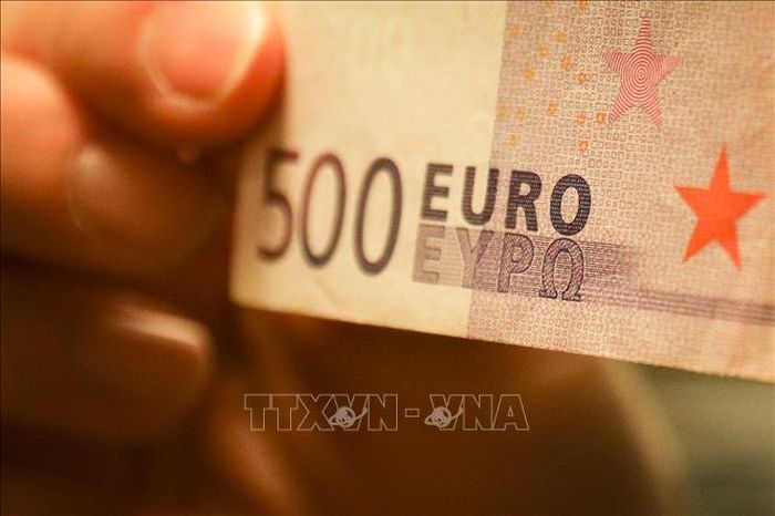 Đồng tiền mệnh giá 500 euro. Ảnh minh họa: THX/TTXVN