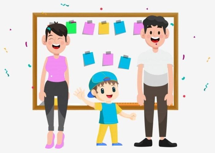 Với mỗi cha mẹ học sinh, điều đáng khuyến khích ở đây là sự đồng hành cùng controng quá trình học tập và tu dưỡng. Ảnh: IT