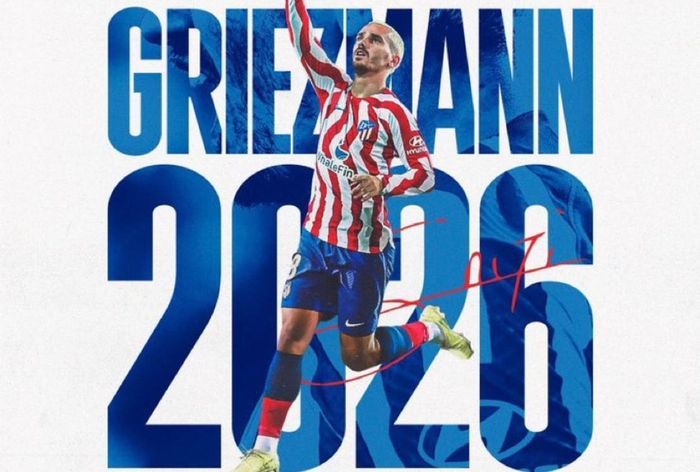  Atletico chiêu mộ thành công Griezmann. Ảnh: Atletico Madrid.