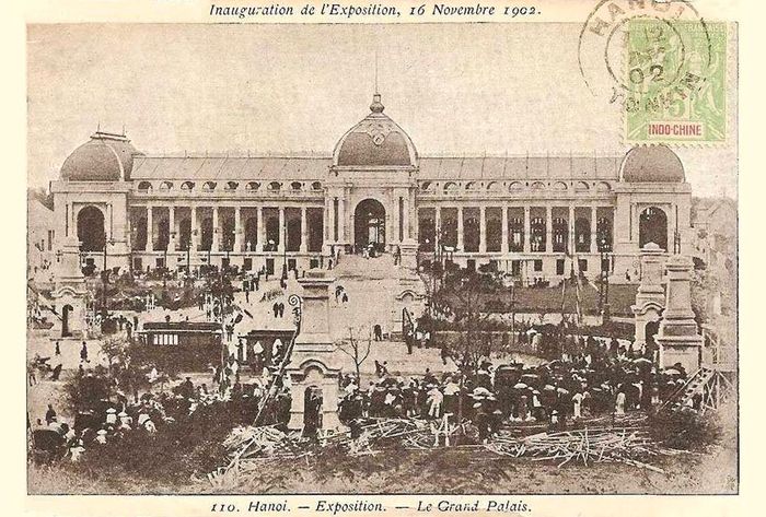 Toàn cảnh Đấu xảo Hà Nội 1902 và tòa nhà trung tâm (Grand Palais)