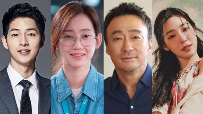 Từ trái qua phải: Song Jong Ki, Shin Hyun Bin, Lee Sung Min, Tiffany Young