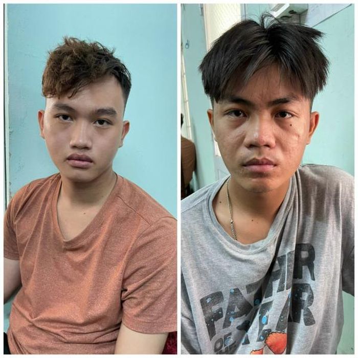 Hai đối tượng Trần Thông Thái và Đỗ Thanh Phước.