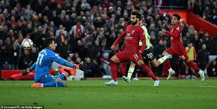  Mohamed Salah lại là người hùng của The Kop. (Nguồn: Getty Images) 