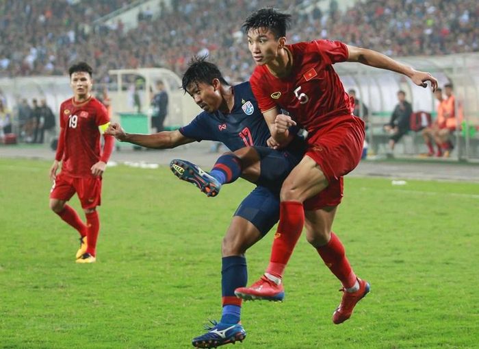 Còn với U23 Việt Nam, ông Park cùng đoàn quân áo đỏ sao vàng toàn thắng tại Vòng loại U23 châu Á 2020, trong đó có chiến thắng đậm 3-0 trước Thái Lan ngay tại sân vận động Mỹ Đình. (Ảnh: PV/Vietnam+) 