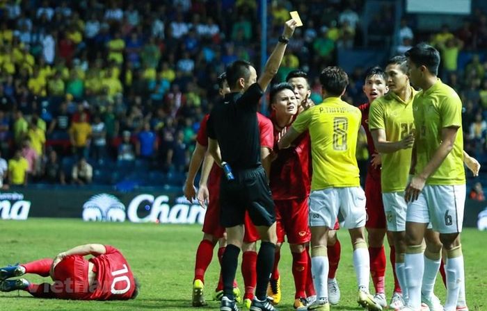 Tới giữa năm 2019, đội tuyển Việt Nam thắng 1-0 trước Thái Lan tại giải giao hữu King's Cup. Từ đó, huấn luyện viên Park Hang-seo khẳng định bóng đá Việt Nam không còn sợ người Thái Lan. (Ảnh: PV/Vietnam+)