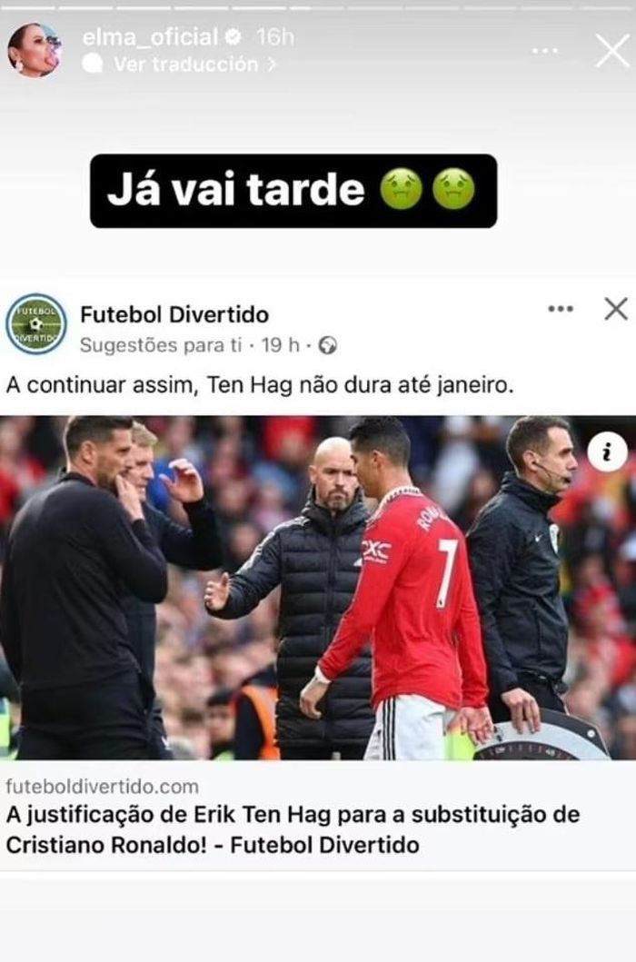  Chị gái Elma Aveiro thường xuyên lên tiếng khi Ronaldo bị chịu thiệt. 