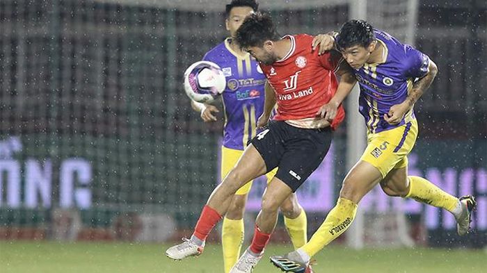 Lee Nguyễn cùng CLB TP.HCM đã toàn thua TPHCM 2 mùa gần nhất trên sân Thống Nhất với 9 bàn không gỡ. Ảnh: VPF