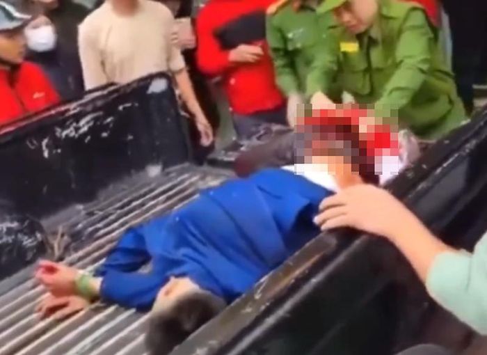  Đối tượng bị thương lúc bị lực lượng chức năng bắt giữ.