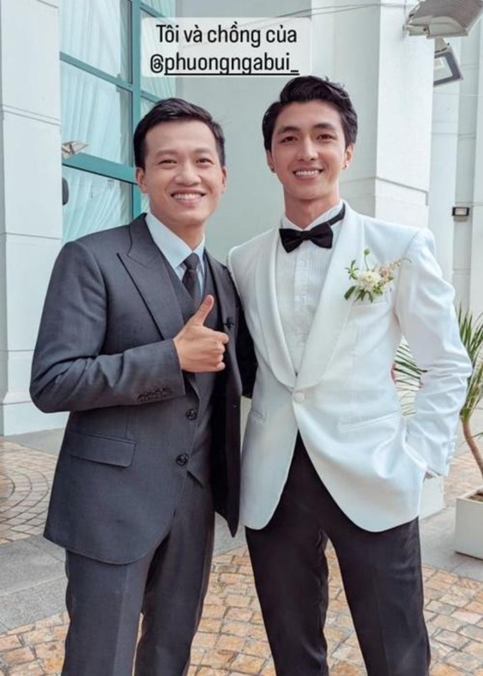 MC Trần Ngọc là một trong những khách mời đám cưới. Ảnh: Bảo vệ công lý