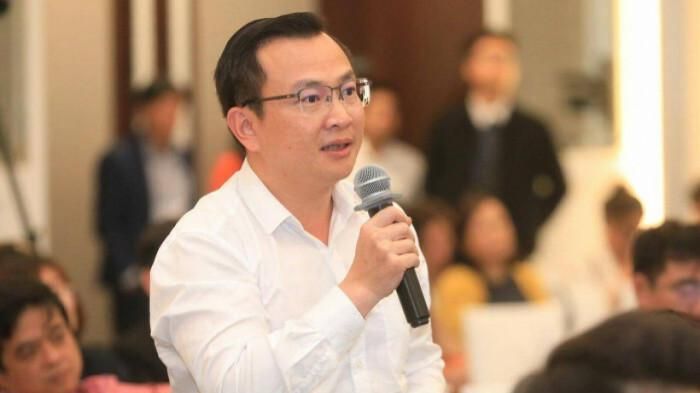 Ông Thái Hồ Phương, Phó giám đốc Trung tâm Quản lý giao thông công cộng Hà Nội tại hội thảo ngày 20/10/2022