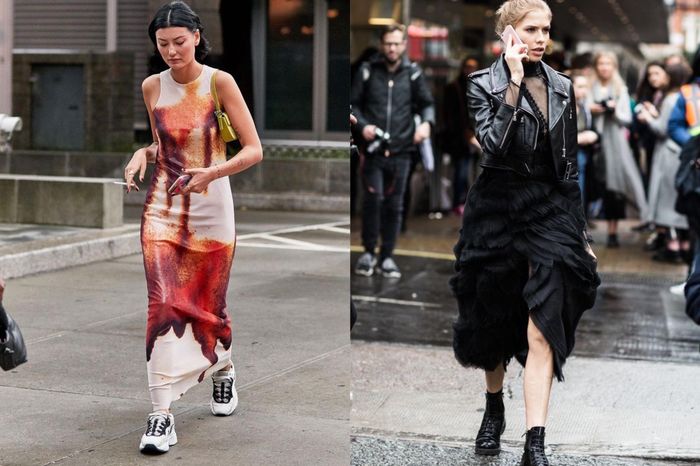  Tie-dye đã dần lỗi mốt, thay vào đó là phong cách All Black. Ảnh: The Style Stalker, Vouge France. 