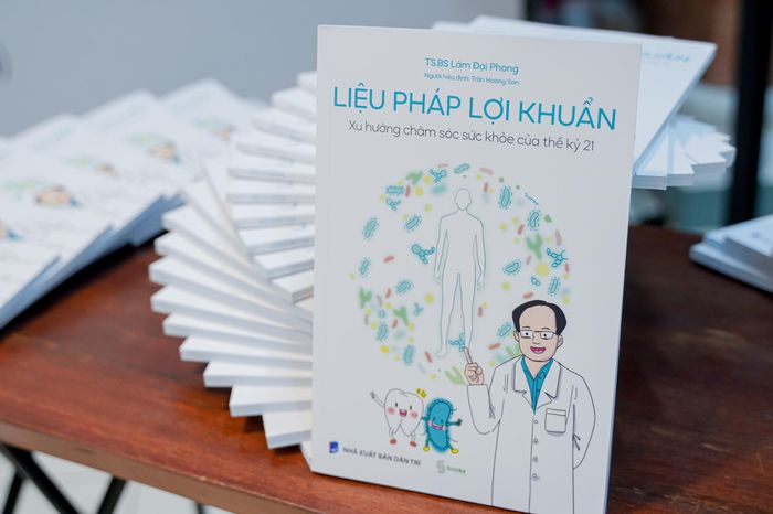 Bìa sách “Liệu pháp lợi khuẩn - Xu hướng chăm sóc sức khỏe của thế kỷ 21”.