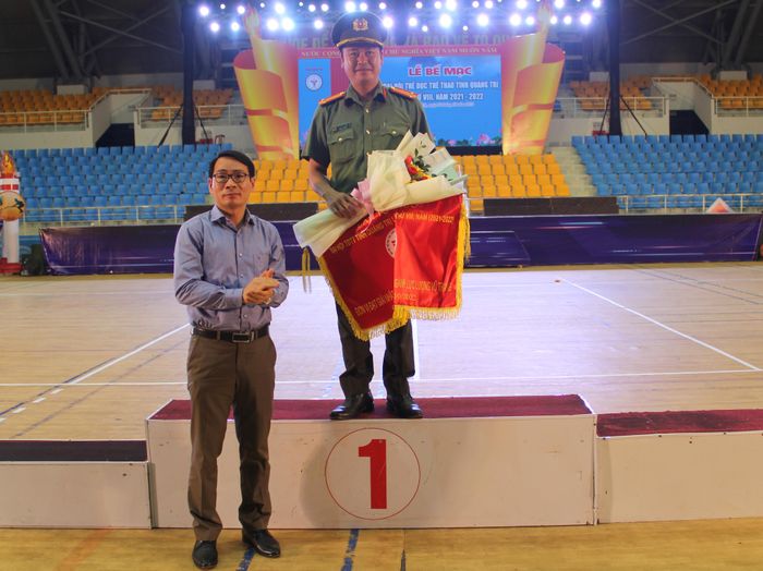 Công an tỉnh giành giải Nhất toàn đoàn khối ngành - Ảnh: MĐ