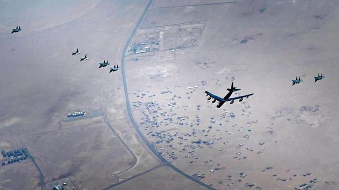 Một máy bay ném bom B-52 Stratofortress của Không quân Mỹ