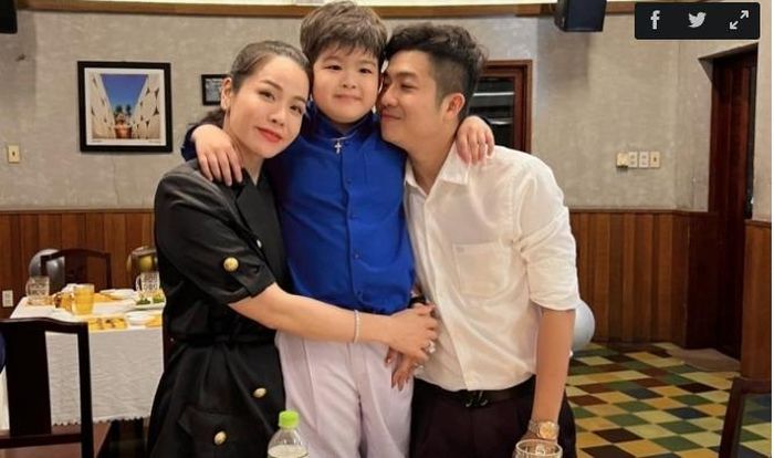 Nhật Kim Anh và chồng cũ cùng tổ chức sinh nhật cho con trai hồi tháng 9.