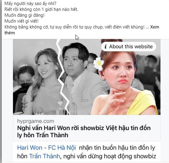 Phản ứng gay gắt của Trấn Thành trước những tin đồn về cuộc sống của anh