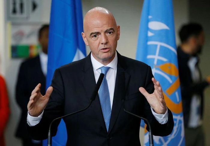  Chủ tịch FIFA Gianni Infantino. Ảnh: Reuters. 