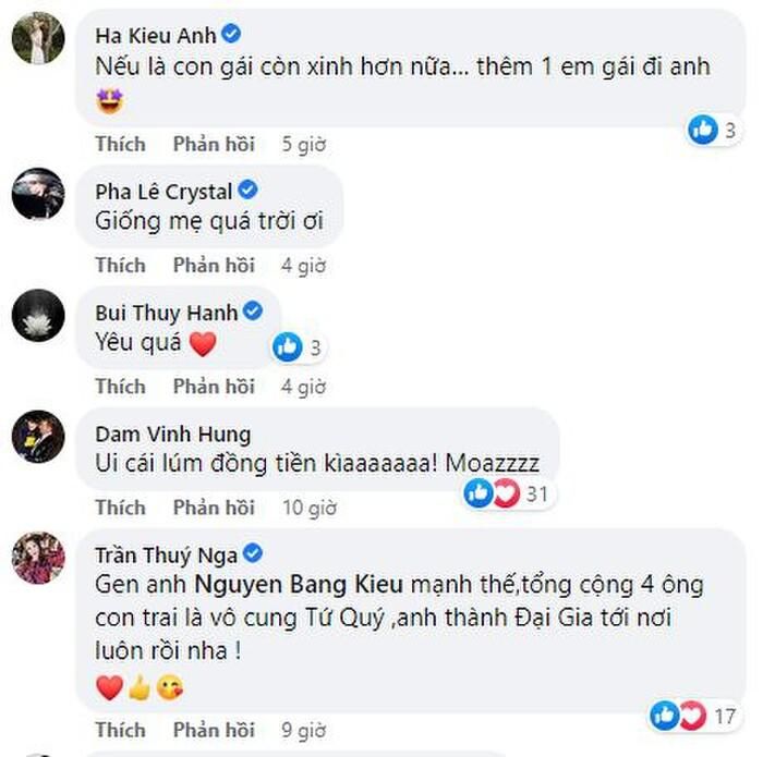 Dàn sao Việt đình đám đã dành nhiều lời có cánh tới nhóc tỳ nhà Bằng Kiều