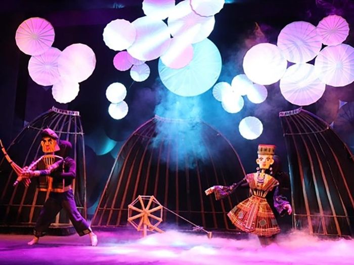 Vở rối “Bản tình ca trên núi cao”