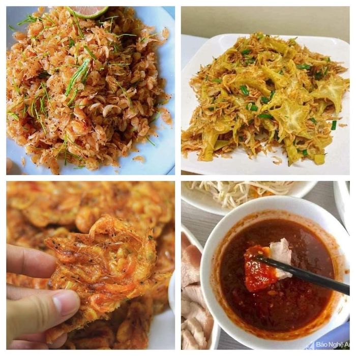So với nhiều vùng biển khác, con ruốc Cửa Lò nhiều thịt, mỏng vỏ, thơm, ngon hơn… Ruốc biển được chế biến thành nhiều món ngon như: Ruốc tươi phui lá chanh; ruốc tươi xào khế; ruốc tươi nấu canh cà kiu, ruốc chiên giòn hoặc mắm ruốc… Ảnh: Thanh Phúc