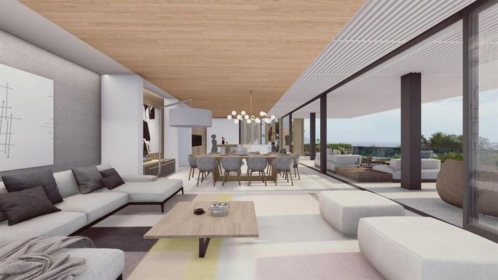  Căn biệt thự sẽ được thiết kế từ nhiều loại nhiên liệu khác nhau như đá tự nhiên, đá cẩm thạch, gỗ và thủy tinh. 