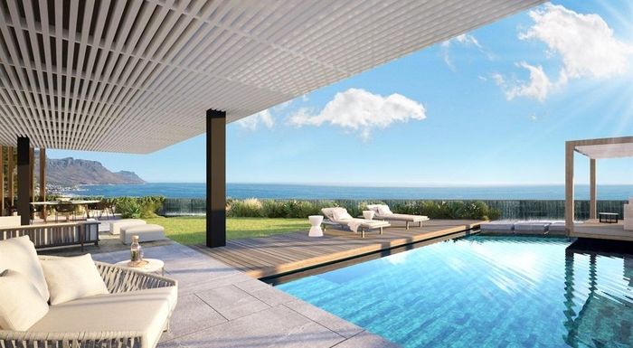  Căn hộ áp mái có diện tích 504 m2, bao gồm phòng khách, phòng làm việc, 3 phòng ngủ xa hoa với phòng tắm riêng, phòng giặt, nhà kho và một bể bơi vô cực. 