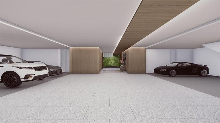  Căn biệt thự sẽ có 4 nhà để xe cùng với hệ thống an ninh tối tân. 