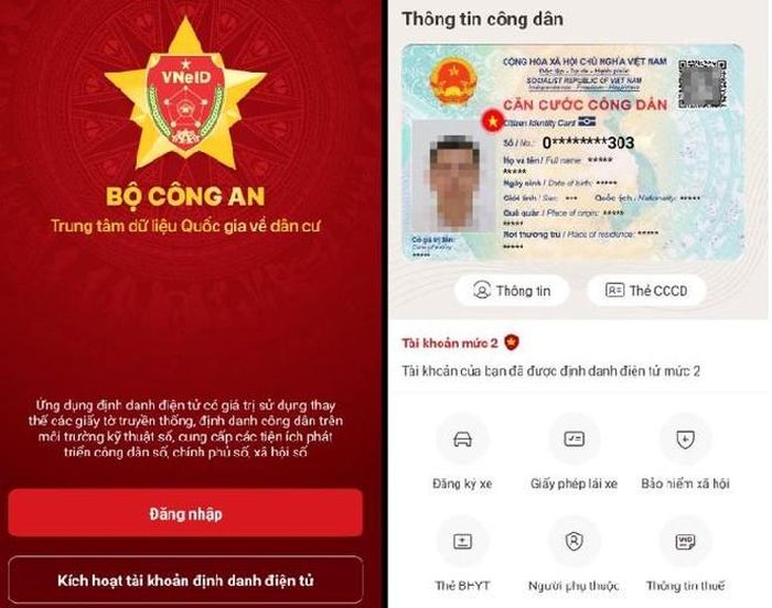 Ứng dụng VNeID tích hợp nhiều giấy tờ cá nhân của công dân, có tính bảo mật cao