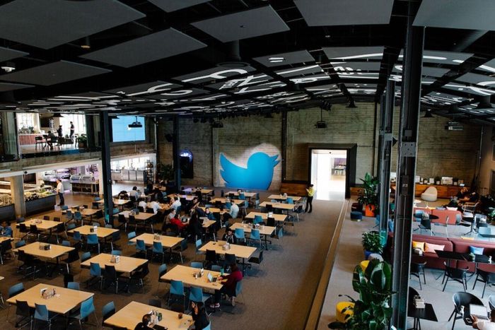 Bên trong trụ sở chính của Twitter ở San Francisco. Ảnh: Tamer Abu-Dayyeh/Built In.
