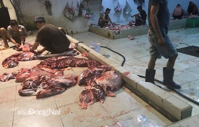 Các cơ sở giết mổ bị phát hiện, xử phạt tại H.Trảng Bom