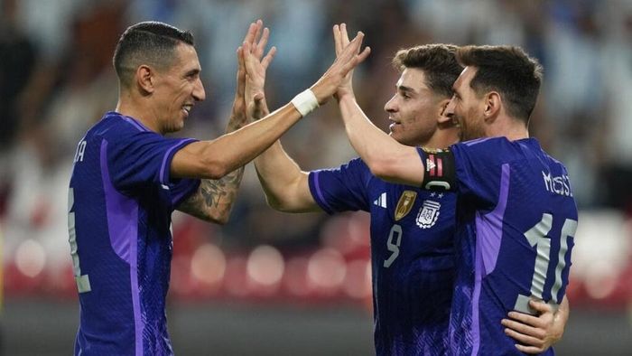 Tuyển Argentina vừa có chiến thắng dễ 5-0 trước UAE. Ảnh: Reuters.