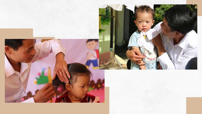 Không chỉ là thầy, thầy giáo Thắng còn như cha mẹ của những đứa trẻ vùng cao.