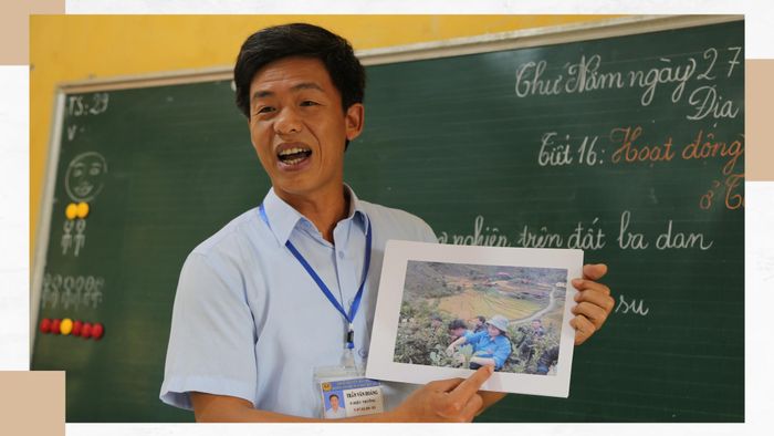 Hơn 20 năm "cắm bản", thầy Hoàng am hiểu địa phương như một người dân bản địa thực thụ.