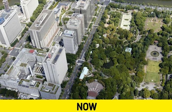 Đến hiện tại, thủ đô của Nhật Bản vô cùng sầm uất với nhiều tòa nhà chọc trời hiện đại được xây dựng san sát nhau.