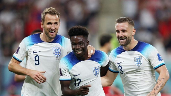 "Tam sư" mở màn thuận lợi ở World Cup 2022. Ảnh: Eurosport.