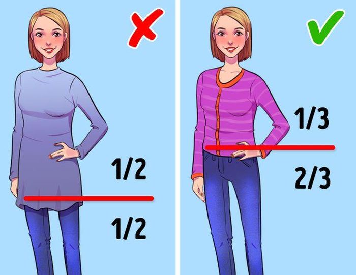  Trang phục luộm thuộm sẽ khiến bạn trông xuề xòa, không tôn dáng 