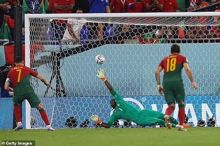 Bàn thắng giúp Ronaldo lập kỳ tích ở World Cup. (Nguồn: Getty Images)