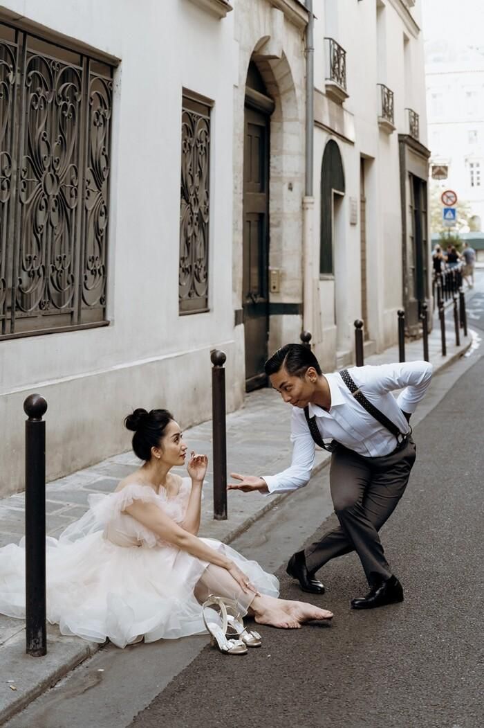 Bộ ảnh cưới đặc biệt được thực hiện tại Pháp của cặp đôi kiện tướng dancesport