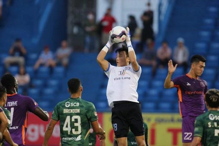 Thủ thành 25 tuổi từng gắn bó với Thanh Hóa, Hà Nội FC lẫn CLB TP.HCM. Ảnh: TPHCM